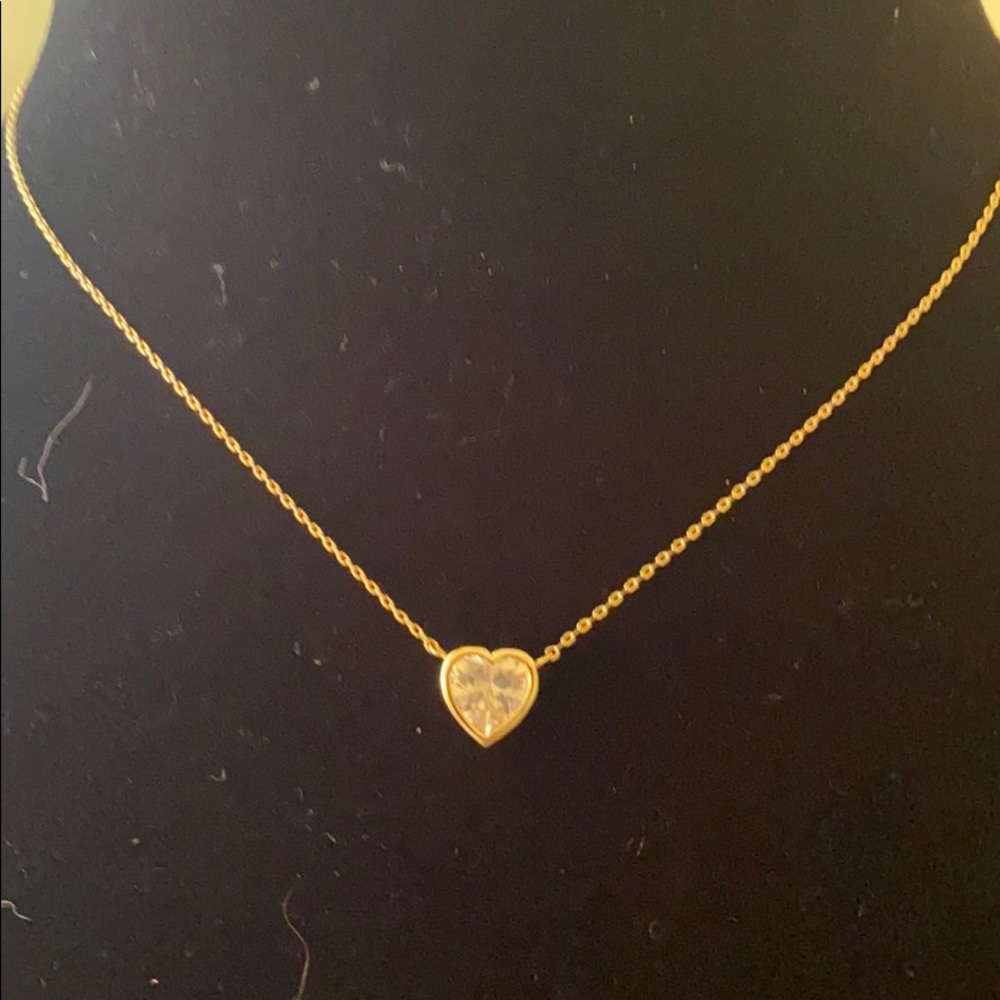 Melinda Maria Gold Plated with CZ Stone Necklace